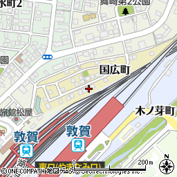 福井県敦賀市国広町131周辺の地図
