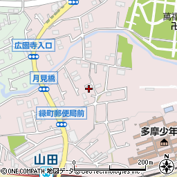 東京都八王子市緑町278周辺の地図