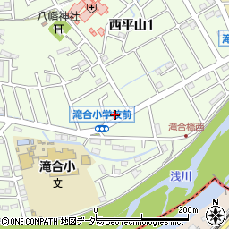 東京都日野市西平山1丁目4周辺の地図
