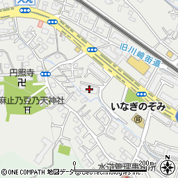 東京都稲城市大丸607周辺の地図