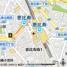 知久屋　恵比寿店周辺の地図