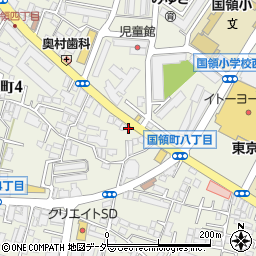 東京都調布市国領町4丁目48-12周辺の地図