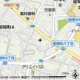 東京都調布市国領町4丁目48-5周辺の地図
