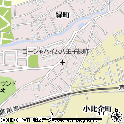 東京都八王子市緑町761周辺の地図