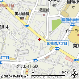 東京都調布市国領町4丁目48-11周辺の地図