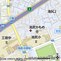 東京都世田谷区池尻2丁目6周辺の地図