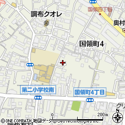 東京都調布市国領町4丁目29周辺の地図
