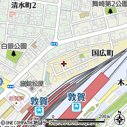 福井県敦賀市国広町237周辺の地図