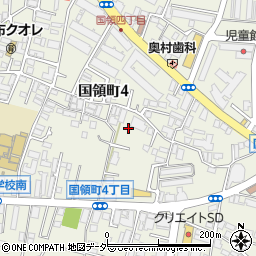東京都調布市国領町4丁目38周辺の地図