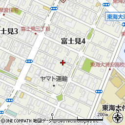 千葉県浦安市富士見4丁目周辺の地図