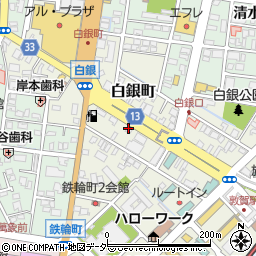 福井県敦賀市白銀町6-33周辺の地図