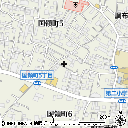 東京都調布市国領町5丁目39-12周辺の地図