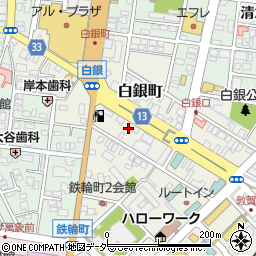 福井県敦賀市白銀町6-32周辺の地図