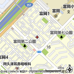 千葉県浦安市富岡1丁目7-11周辺の地図