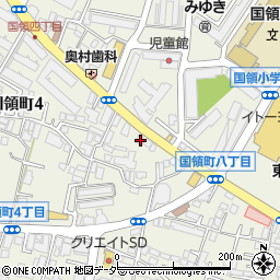 東京都調布市国領町4丁目48-9周辺の地図