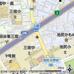 リパーク太子堂１丁目駐車場周辺の地図