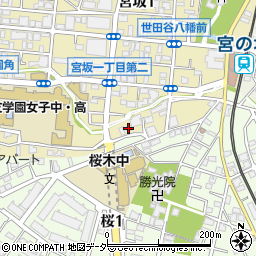 茶話本舗デイサービス豪徳寺周辺の地図