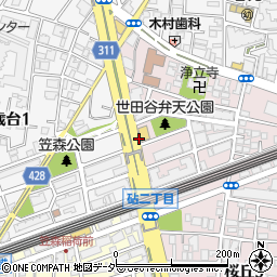 あみやき亭 環八成城店周辺の地図