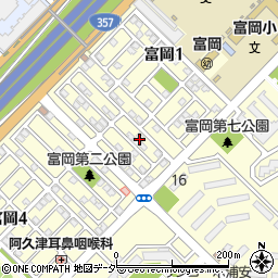 千葉県浦安市富岡1丁目7周辺の地図
