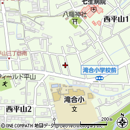 東京都日野市西平山1丁目16周辺の地図