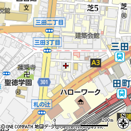 たれ焼肉 金肉屋 田町店周辺の地図