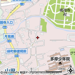 東京都八王子市緑町周辺の地図