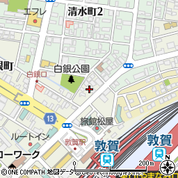 福井県敦賀市白銀町2周辺の地図