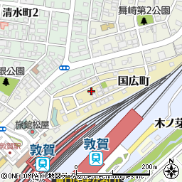 福井県敦賀市国広町226周辺の地図