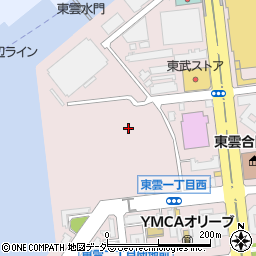 東京都江東区東雲1丁目周辺の地図