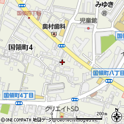 東京都調布市国領町4丁目47-3周辺の地図