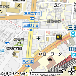 三田工業会周辺の地図