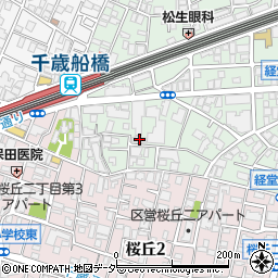 群馬県東京職員１号公舎周辺の地図