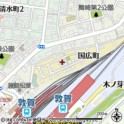 福井県敦賀市国広町224周辺の地図
