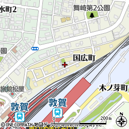 福井県敦賀市国広町216周辺の地図