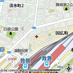 福井県敦賀市国広町329周辺の地図