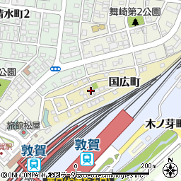 福井県敦賀市国広町219周辺の地図