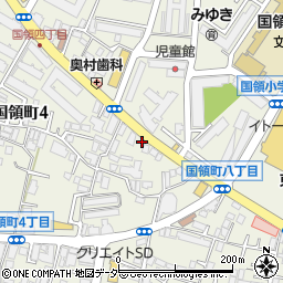 東京都調布市国領町4丁目48-1周辺の地図