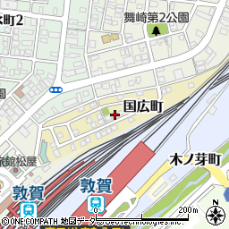 福井県敦賀市国広町213周辺の地図