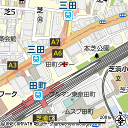 ジャスミンタイ 田町タワー店周辺の地図
