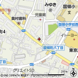 東京都調布市国領町8丁目1-6周辺の地図