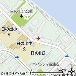 千葉県浦安市日の出3丁目周辺の地図