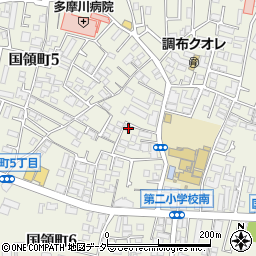 東京都調布市国領町5丁目63-1周辺の地図