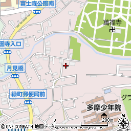 東京都八王子市緑町315周辺の地図