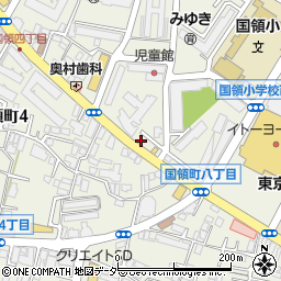 東京都調布市国領町8丁目1-1周辺の地図