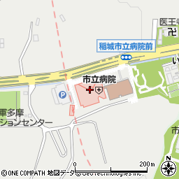 稲城市社会福祉協議会　ふれあいセンター大丸周辺の地図