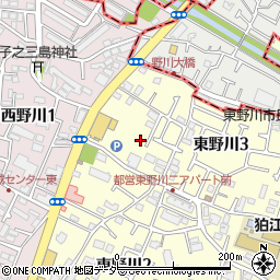 エービー東野川周辺の地図