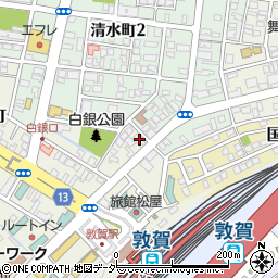 第一生命保険福井支社敦賀オフィス周辺の地図