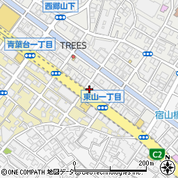 広州市場 中目黒店周辺の地図