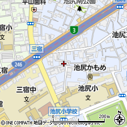 パオラスタジオ三宿１スタジオ周辺の地図