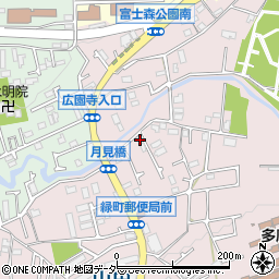 東京都八王子市緑町297周辺の地図
